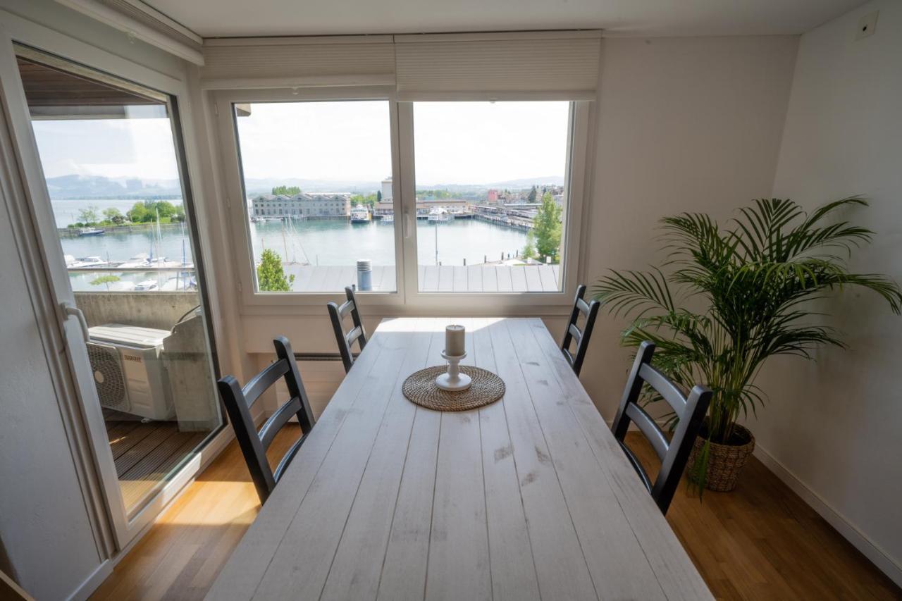 Traumwohnung Direkt Am Hafen Romanshorn Exteriör bild